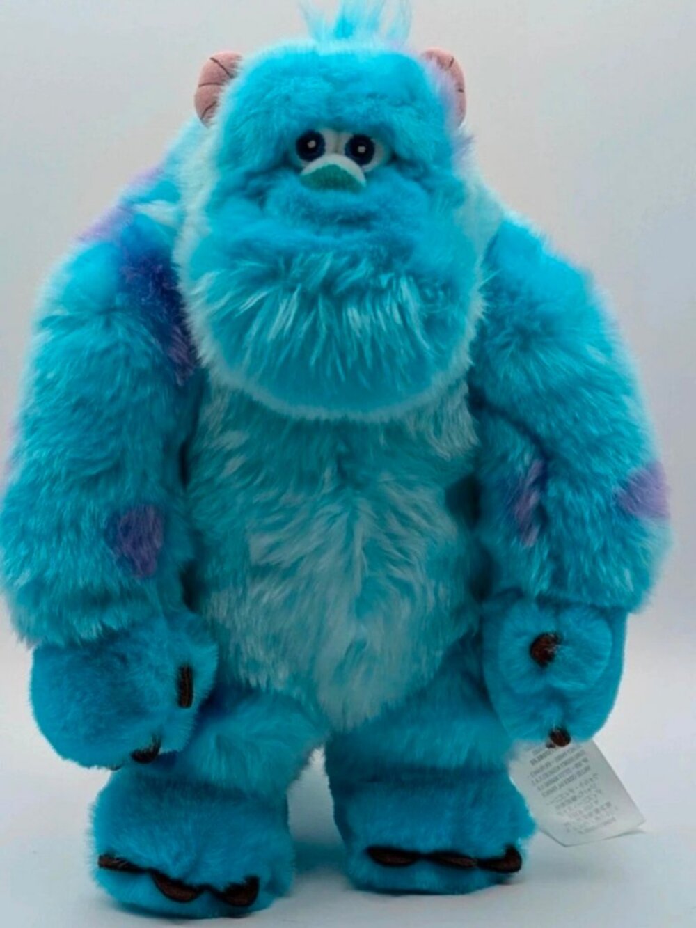 Disney Store Sulley Plush Monsters Inc Pixar Blue Purple 11 Inch